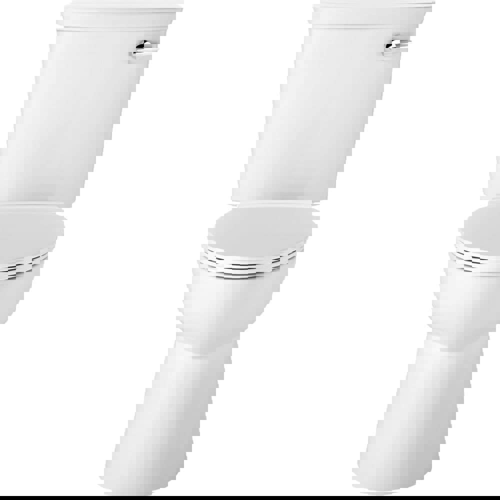 VorMax. Two-Piece 1.28 gpf/4.8 Lpf Chair Height Right-Hand Trip Lever Elongated Toilet Less Seat